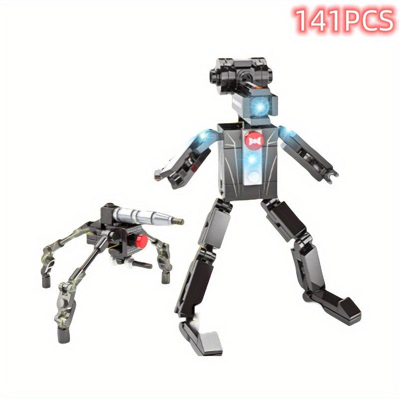 Surveillance Man Sound Man Toilet Stereo TV Monitor Building Blocks Toys