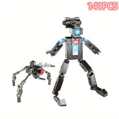 Surveillance Man Sound Man Toilet Stereo TV Monitor Building Blocks Toys