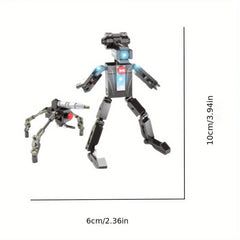 Surveillance Man Sound Man Toilet Stereo TV Monitor Building Blocks Toys
