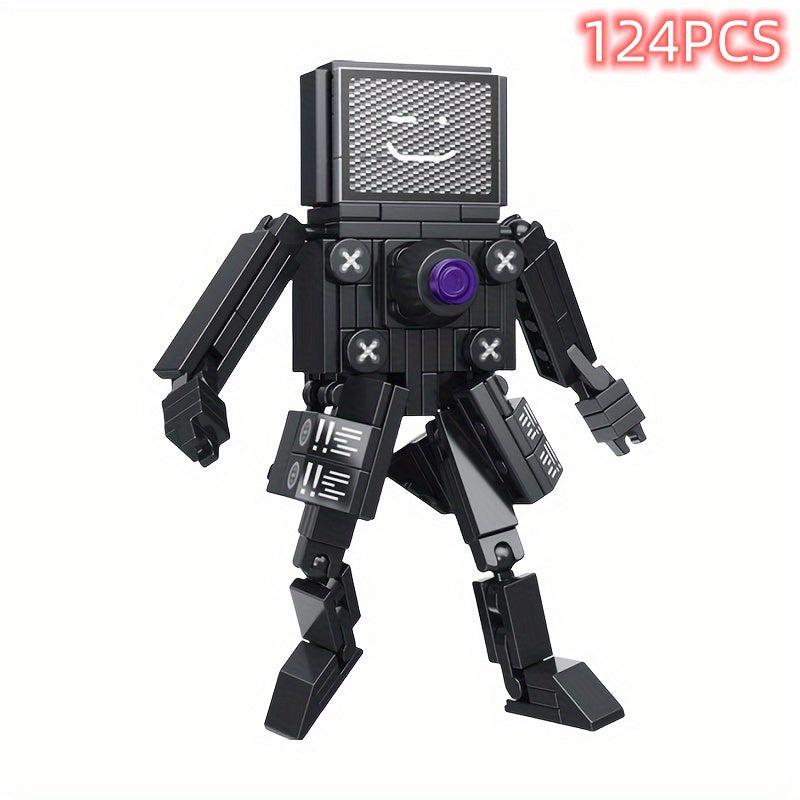 Surveillance Man Sound Man Toilet Stereo TV Monitor Building Blocks