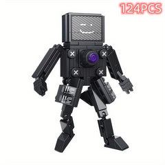 Surveillance Man Sound Man Toilet Stereo TV Monitor Building Blocks