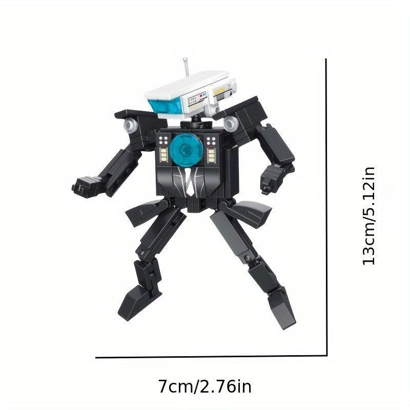 Surveillance Man Sound Man Toilet Stereo TV Monitor Building Blocks