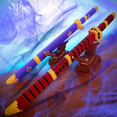 Magic Anime Building Blocks Weapon Scabbard Bricks Toy Gift