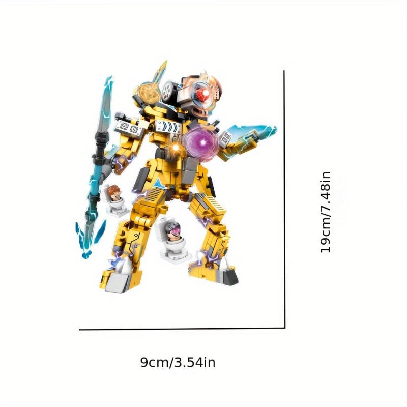 Surveillance Man Sound Man Toilet TV Building Blocks Action Figur