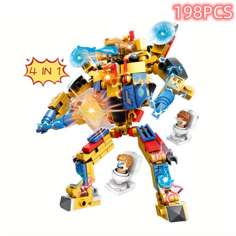 Surveillance Man Sound Man Toilet TV Building Blocks Action Figur