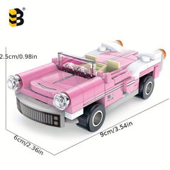 Sports Car Building Blocks Kit Convertible Toy for Kids & Adults