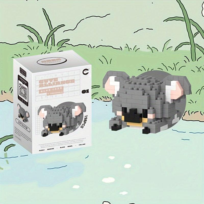 DIY Animal Series Building Blocks Corgi Koala Christmas Halloween