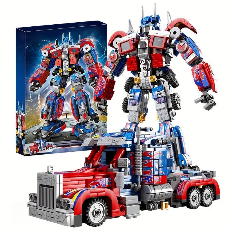 Classic Robot Car Building Blocks Transformable Module Kids Puzzle Toys