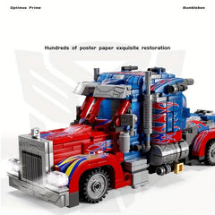 Classic Robot Car Building Blocks Transformable Module Kids Puzzle Toys