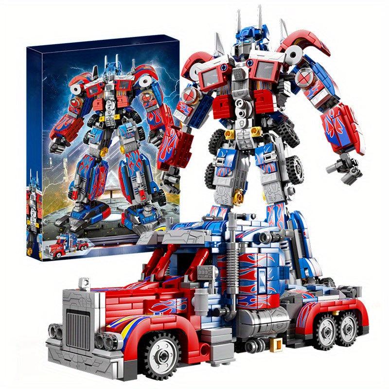 Classic Robot Car Building Blocks Transformable Module Kids Puzzle Toys
