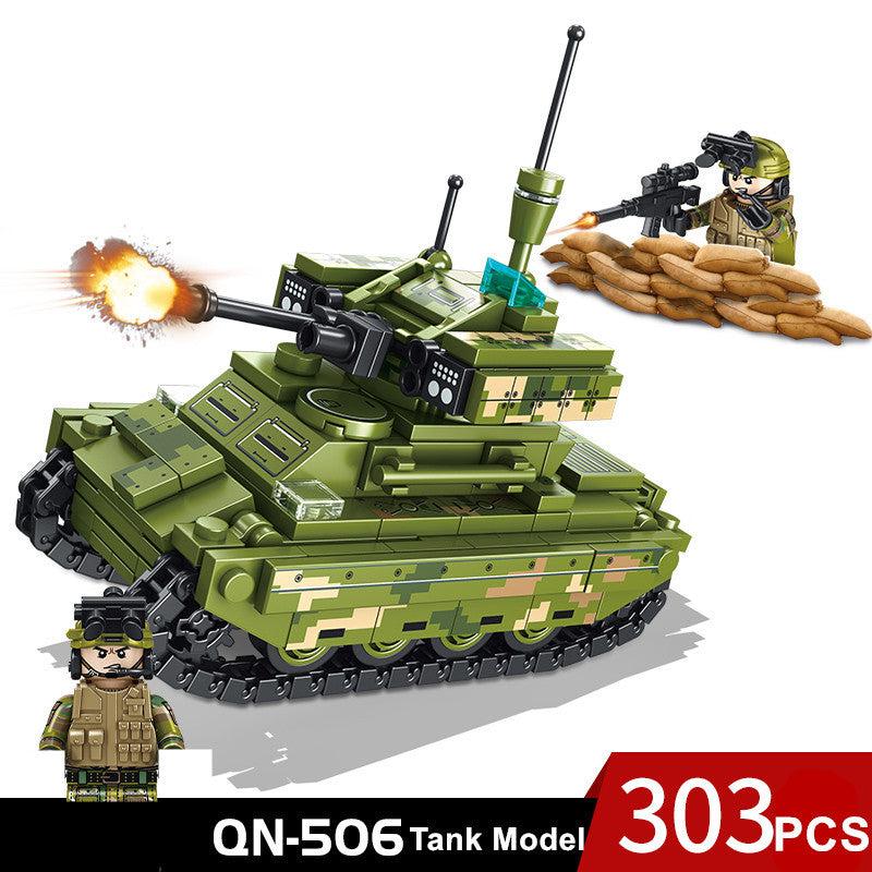 Tank Building Blocks Toy Set with Figures & Accessories