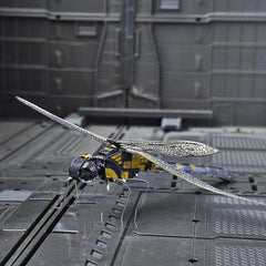 3D Metallic Dragonfly Puzzle - Stainless Steel DIY Model