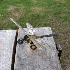 3D Metallic Dragonfly Puzzle - Stainless Steel DIY Model