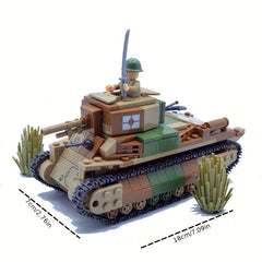 Military Tank Construction Toy Puzzle Model Toy for Boys