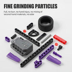 Purple Sports Car Building Blocks Model for Kids 8+