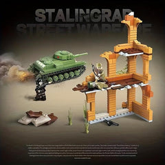 Heroes And Generals Military Battlefield Assembled Educational Toy