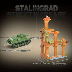 Heroes And Generals Military Battlefield Assembled Educational Toy