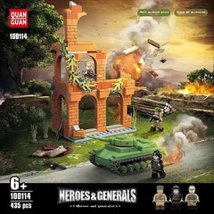 Heroes And Generals Military Battlefield Assembled Educational Toy