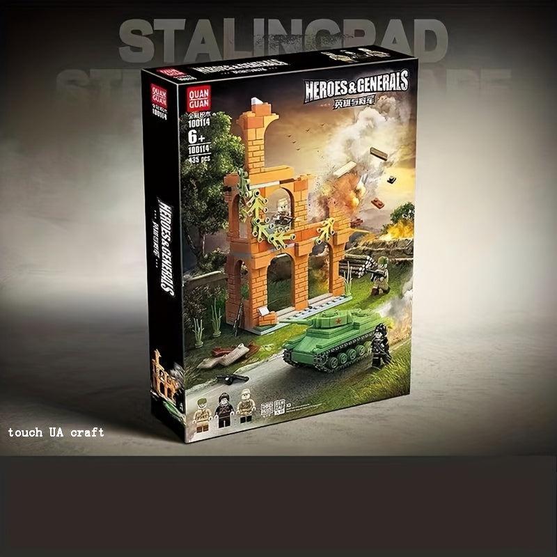 Heroes And Generals Military Battlefield Assembled Educational Toy