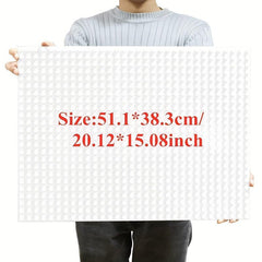 Large Size Base Plate Right Angle Building Blocks 51x38 Compatible Animals Toys