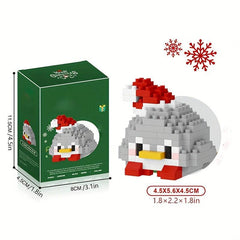 Santa Claus Elk Puzzle Building Blocks DIY Decoration Holiday Gift