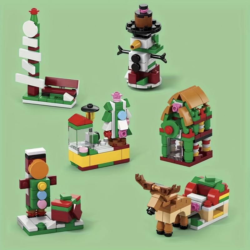 Santa Claus Blocks Assembly Toy Set for Kids