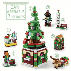 Santa Claus Blocks Assembly Toy Set for Kids