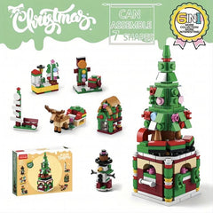 Santa Claus Blocks Assembly Toy Set for Kids