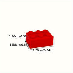 55pcs 2x3 Brick Building Blocks Multiple Colors DIY Refill Package