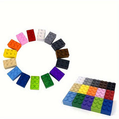 55pcs 2x3 Brick Building Blocks Multiple Colors DIY Refill Package
