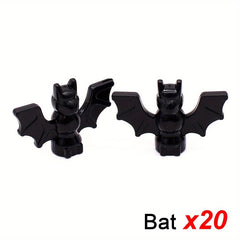 Halloween Building Bricks Pumpkin Spider Bat Snake Accessories