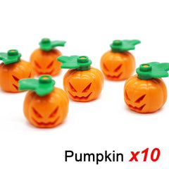 Halloween Building Bricks Pumpkin Spider Bat Snake Accessories