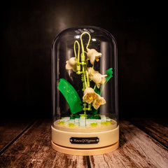 Eternal Flower Music Box Building Blocks Rose Bouquet Toy