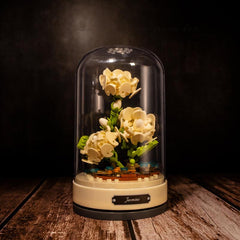 Eternal Flower Music Box Building Blocks Rose Bouquet Toy