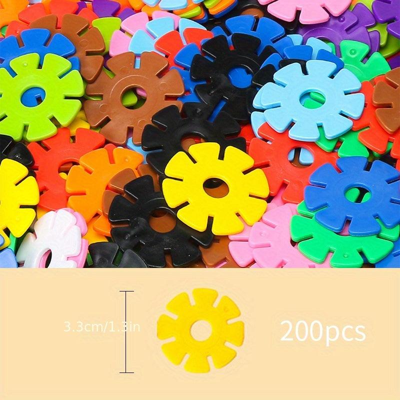 Snowflake Building Block Combination Toy - Educational Toy for Kids