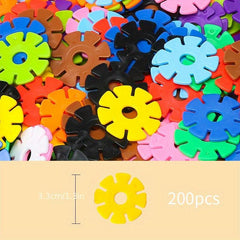 Snowflake Building Block Combination Toy - Educational Toy for Kids