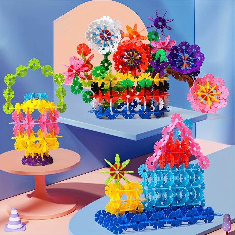 Snowflake Building Block Combination Toy - Educational Toy for Kids