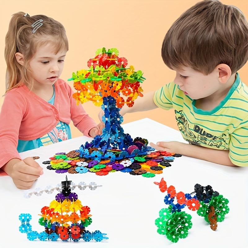 Snowflake Building Block Combination Toy - Educational Toy for Kids