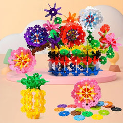 Snowflake Building Block Combination Toy - Educational Toy for Kids