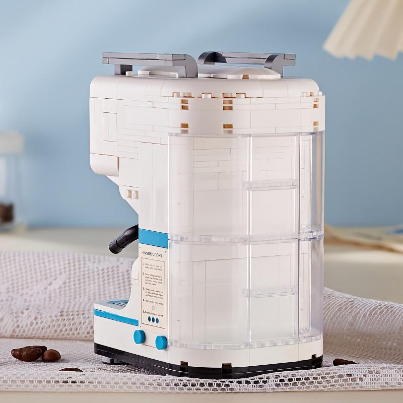 Micro Mini Blocks Coffee Machine Building Set 663 Piece Toy