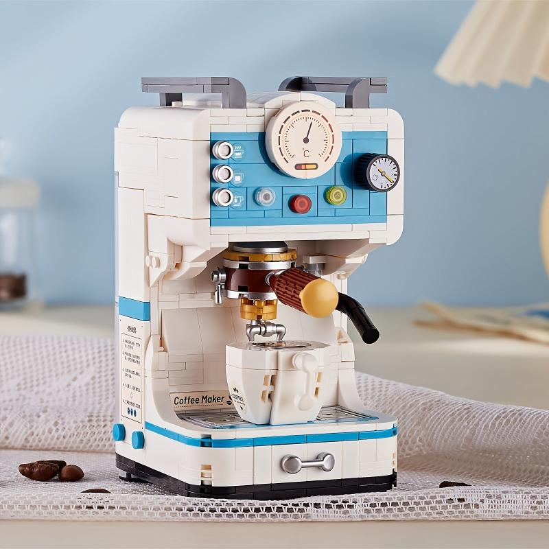 Micro Mini Blocks Coffee Machine Building Set 663 Piece Toy
