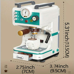 Micro Mini Blocks Coffee Machine Building Set 663 Piece Toy