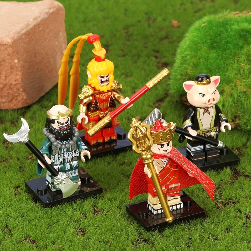 Monks & Monster Minifigures Building Blocks Toys