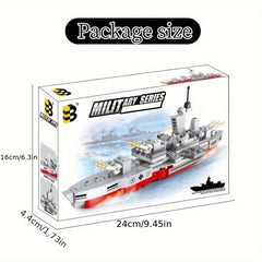 Military Series Carrier Puzzle Building Blocks Toy Gift