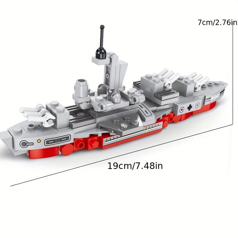 Military Series Carrier Puzzle Building Blocks Toy Gift