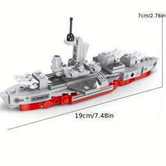 Military Series Carrier Puzzle Building Blocks Toy Gift
