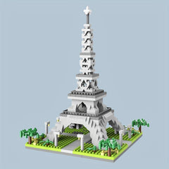 DIY Eiffel Tower Model Building Blocks Toy for Children
