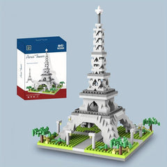 DIY Eiffel Tower Model Building Blocks Toy for Children