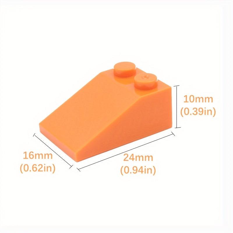 30pcs Building Blocks 2x3 Roof Slope Tiles Basic Parts Slope 33 3 X 2