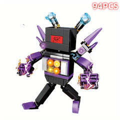 Surveillance Man Sound Man Toilet Stereo TV Monitor Building Blocks